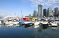 Vancouver BC marina. Royalty Free Stock Photo