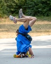 Acrobatic Performance in the Public Park