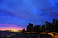 Vancouver British Columbia Canada City at Sunrise on the Bay Royalty Free Stock Photo