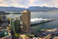 Downtown Vancouver is third largest metropolitan area in Canada.