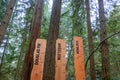 Several informative signs strategically placed throughout Capilano Suspension