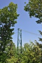 Lions Gate Bridge view from Prospect Point in Stanley Park, Vancouver, Canada