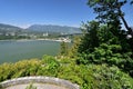 Lions Gate Bridge view from Prospect Point in Stanley Park, Vancouver, Canada