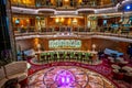 View of the Centrum bar on the Serenade of the Seas Royalty Free Stock Photo