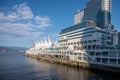 Canada Place and Pan Pacific Hotel Royalty Free Stock Photo