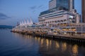 Canada Place and Pan Pacific Hotel Royalty Free Stock Photo