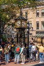 Historic steam powered clock in Gastown, Vancouver Royalty Free Stock Photo