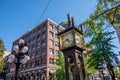 Historic steam powered clock in Gastown, Vancouver Royalty Free Stock Photo