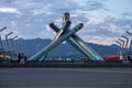 Olympic Cauldron at the Vancouver Convention Centre