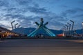 Olympic Cauldron at the Vancouver Convention Centre