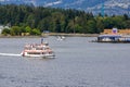 Harbor tour paddle boat and seaplane in Coal Harbour Vancouver B