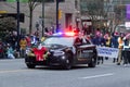 Santa Claus Parade VPD Recruiting Royalty Free Stock Photo