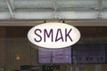 Close up view of popular restaurant `SMAK` in downtown Vancouver Royalty Free Stock Photo