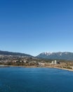 VANCOUVER, CANADA - February 25, 2019: Vancouver skyline panorama of West Vancouver