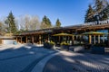 VANCOUVER, CANADA - February 25, 2019: Tourists at Propect Point lookout in Stanley Park Royalty Free Stock Photo