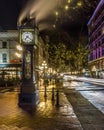 Vancouver, Canada - January 14, 2017. Gastown, Water Street Royalty Free Stock Photo