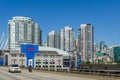 VANCOUVER, CANADA - JULY 18, 2020: High Rise Buildings and Rogers Arena in Downtown Vancouver, Canada Royalty Free Stock Photo