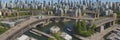 Vancouver, Canada, Lion Bridge, an iconic bridge with lion guards and a stone arch