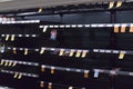 Vancouver, Canada - March 18,2020: Empty Safeway store shelves show shortage of food as Coronavirus fears people to buy more 