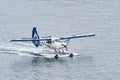 Single Otter Seaplane motoring on the water Royalty Free Stock Photo