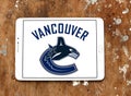 Vancouver Canucks ice hockey team logo Royalty Free Stock Photo