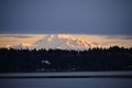 vancouver city downtown at sunset Royalty Free Stock Photo