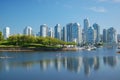 Vancouver city skyline Royalty Free Stock Photo