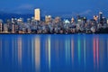 Vancouver city twilight Royalty Free Stock Photo