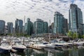 Vancouver downtown marina area