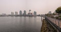 Vancouver - False Creek during the BC Wildfires