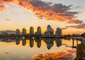 Vancouver, False Creek. An early morning. British Columbia, Canada.