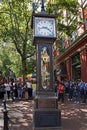 Vancouver, Gastown Steam Clock Royalty Free Stock Photo