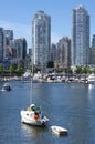 Vancouver high-rise condominiums Royalty Free Stock Photo