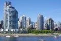 Vancouver high-rise condominiums Royalty Free Stock Photo