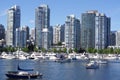 Vancouver high-rise condominiums Royalty Free Stock Photo