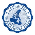 Vancouver International Airport stamp.