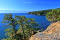 Vancouver Island, East Sooke Park Coast on Juan de Fuca Strait, British Columbia, Canada Royalty Free Stock Photo