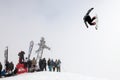 VANCOUVER - MARCH 28: Quiksilver Snowboarding Comp Royalty Free Stock Photo
