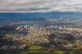 Vancouver Neighbourhoods of Burnaby and Brentwood from the air Royalty Free Stock Photo