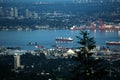 Vancouver Port From Cypress Mountain