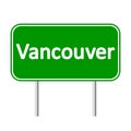Vancouver road sign.