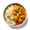 Vancouver School Style Butter Chicken Curry With Indian Spice Sauce