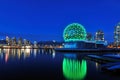 Vancouver Science World at Christmas time Royalty Free Stock Photo