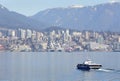 Vancouver Seabus, Burrard Inlet Royalty Free Stock Photo