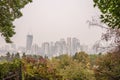 Vancouver skyline during the BC Wildfires