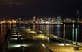 Vancouver skyline by night Royalty Free Stock Photo