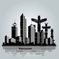 Vancouver vector cityscape.