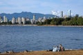 Vancouver waterfront park Royalty Free Stock Photo