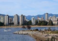Vancouver waterfront park Royalty Free Stock Photo