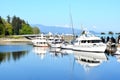 Vancouver yacht club Royalty Free Stock Photo